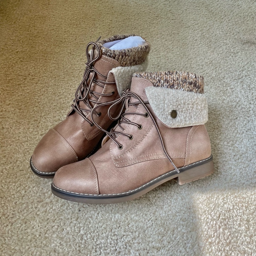 Cliffs • tan boots